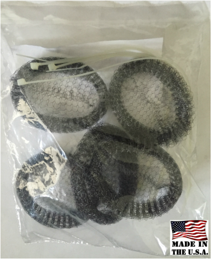 package of lint snares with ties